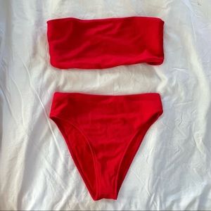 Frankie’s Ribbed High Waist Bikini